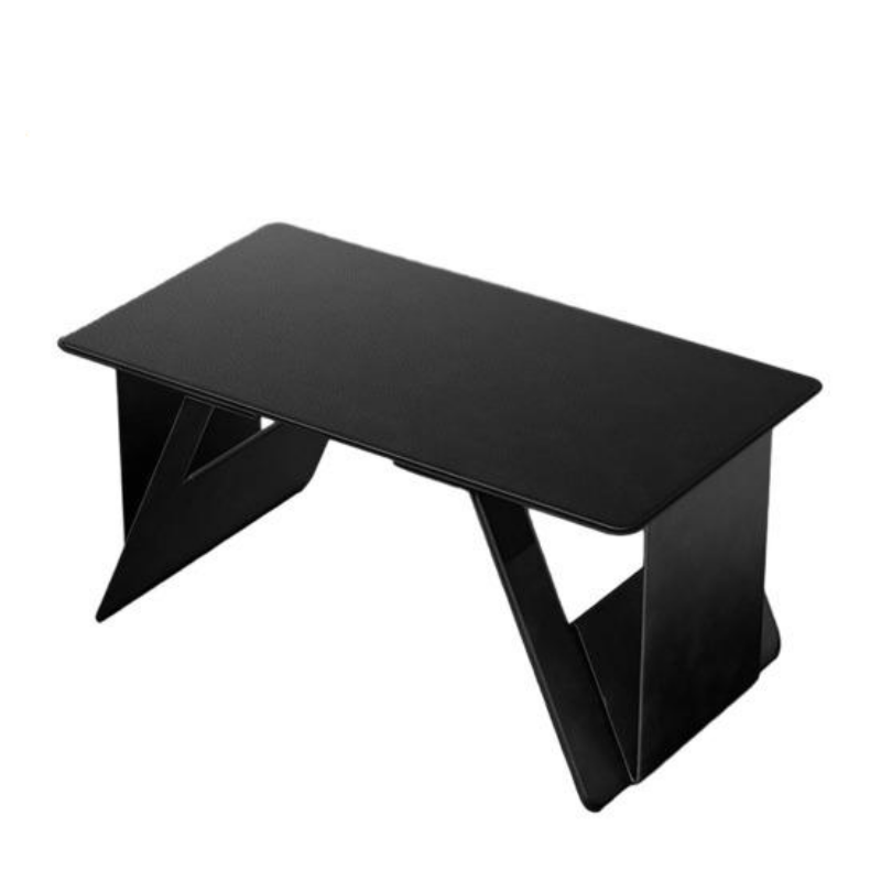 Portable Laptop Desk Stand: Foldable & Adjustable, Ideal for Bed, Couch, Office - Black-0