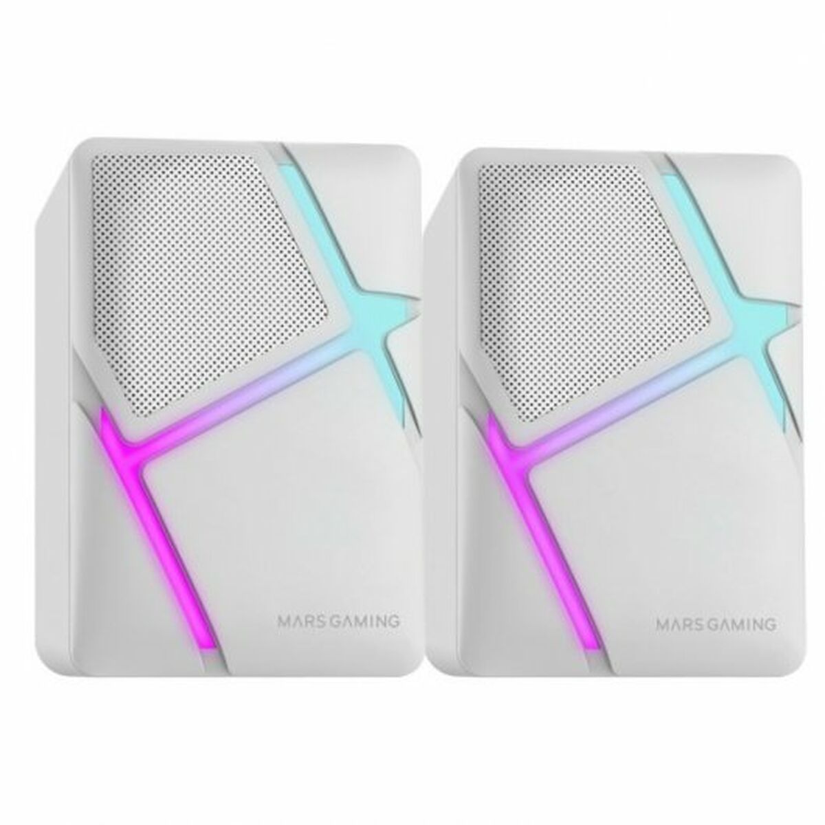 PC Speakers Mars Gaming MSHW White-0