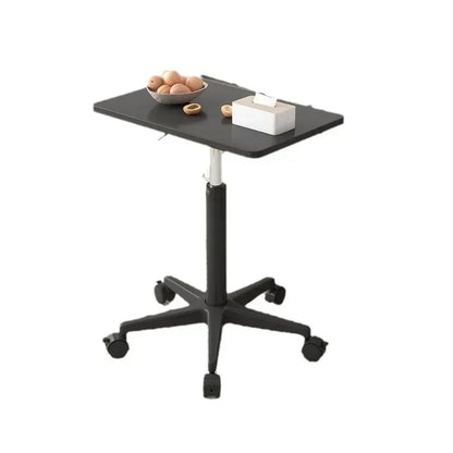 Adjustable Height Movable Laptop Desk with Pulley - Versatile Bedside & Office Table-0