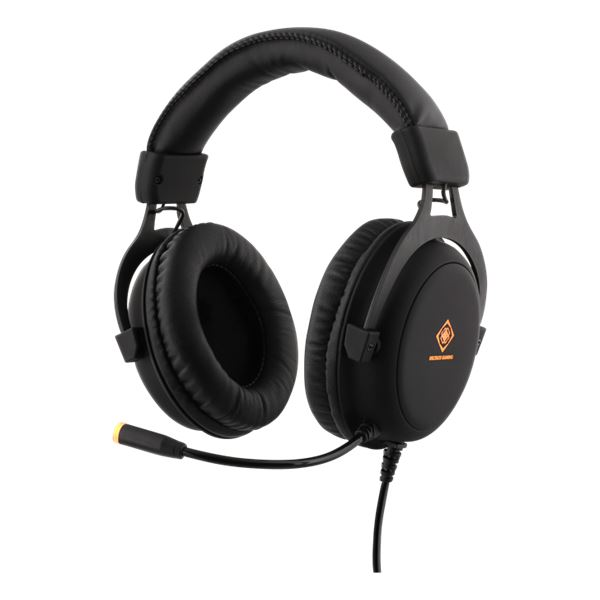 Casti gaming cu fir DELTACO GAMING DH310, multiplatforma PC/Xbox/PlayStation, negru (GAM-030)-0